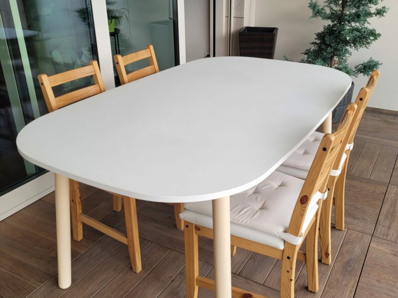 tavolo Ikea modello Vedmo 165x90 cm. + 4 sedie